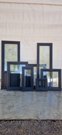 **Double-Sash Opening PVC Window &ndash; 1200 &times; 1200 mm (Width &times; Height), 1 Operable Sash**